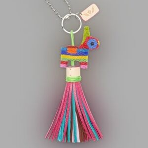 Consuela Loretta Charm with Colorful Tassels